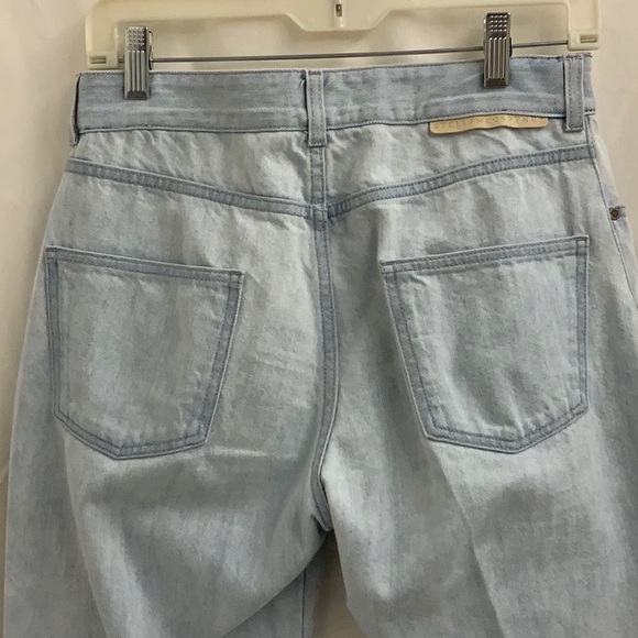 Unique Stella McCartney Barrel-leg Style Tie Dye Pattern Light Blue Jeans, NWOT - Picture 7 of 16